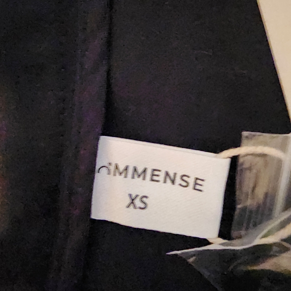 Commense Asymmetrical Layer Button Wide Leg Dress Pants - Picture 7 of 7